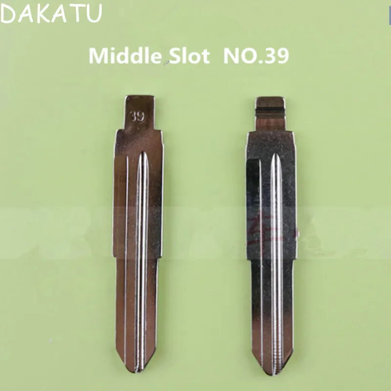 DAKATU Средний слот № 39 дистанционный ключ лезвия для Buick Excelle Chevrolet LOVA Флип складной пульт дистанционного замена лезвия-ключа