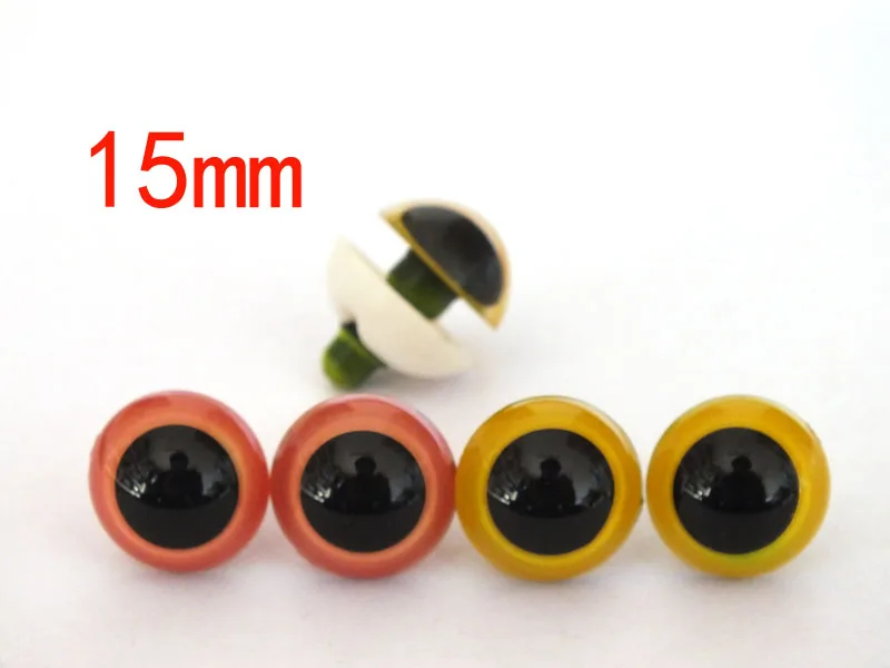 Fresh color combination pink and yellow per color 10pairs 15mm round font b toy b font
