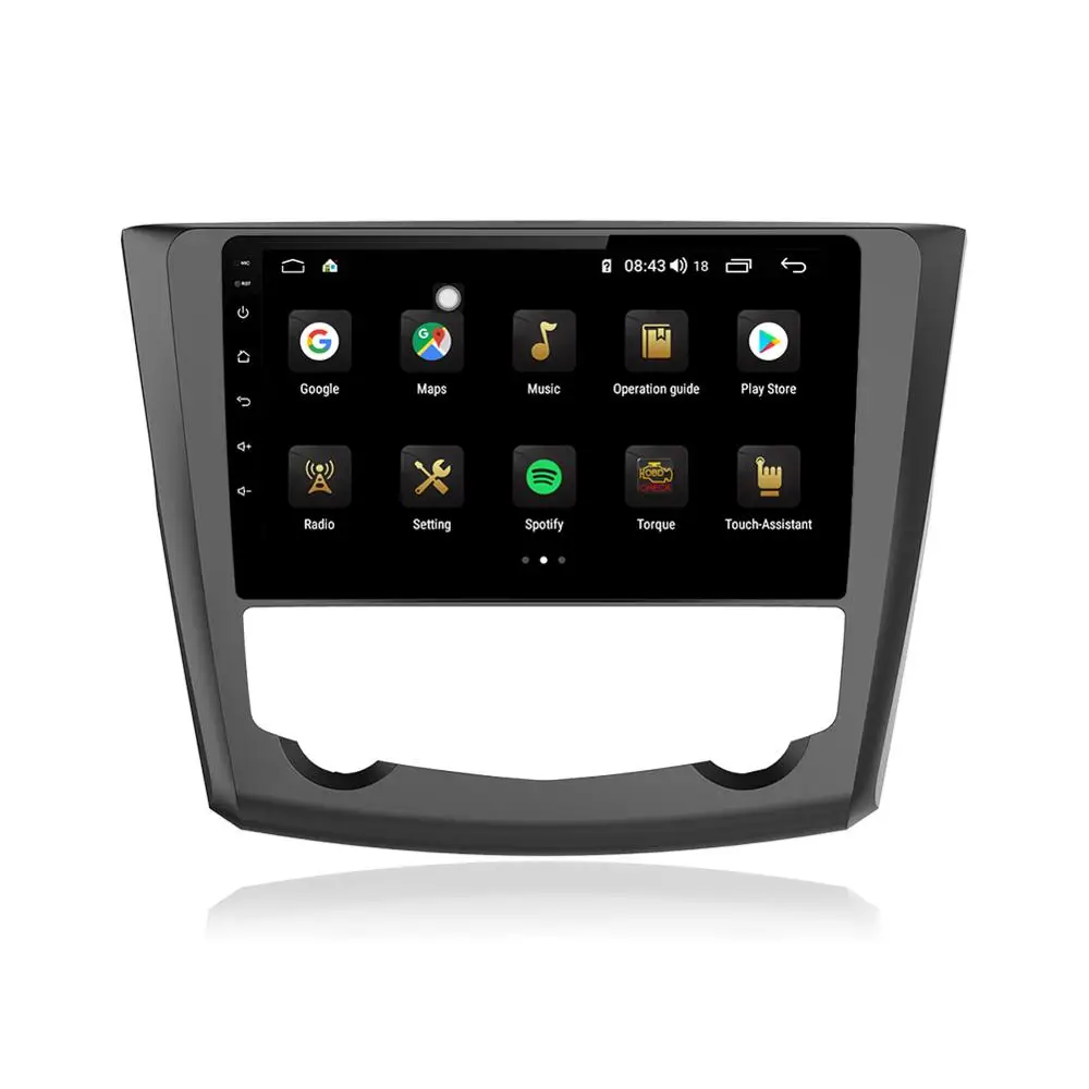STAPON 9 дюймов для Renault kadjar Android 8 1 4GBRAM + 64GBROM ips DSP 4G Автомобильный мультимедийный
