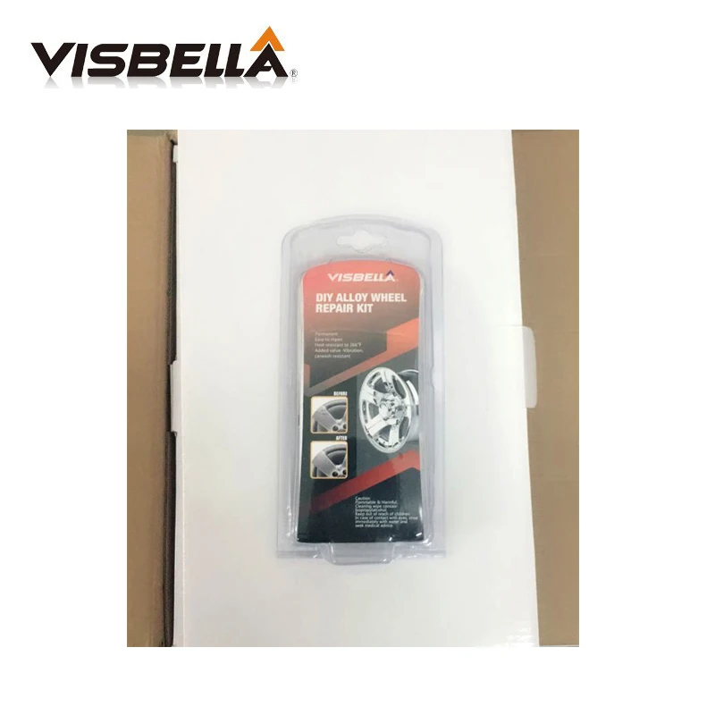 

VISBELLA 12pcs Alloy Wheel Repair Professional Paint Adhesive Sealant for Car Care Wheel Dent Scratch Abrasion Hand Tool Sets