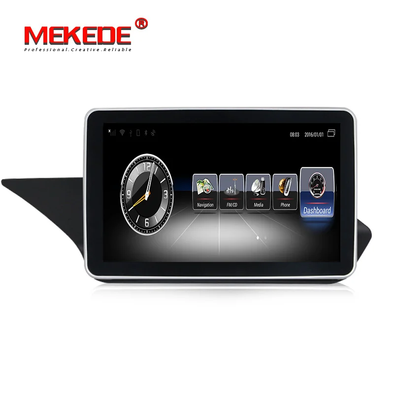 Top MEKEDE 4G LTE 9inch Car audio radio DVD player for Benz E class W212 2009-2015 with gps navigation radio wifi BT 3+32G 0