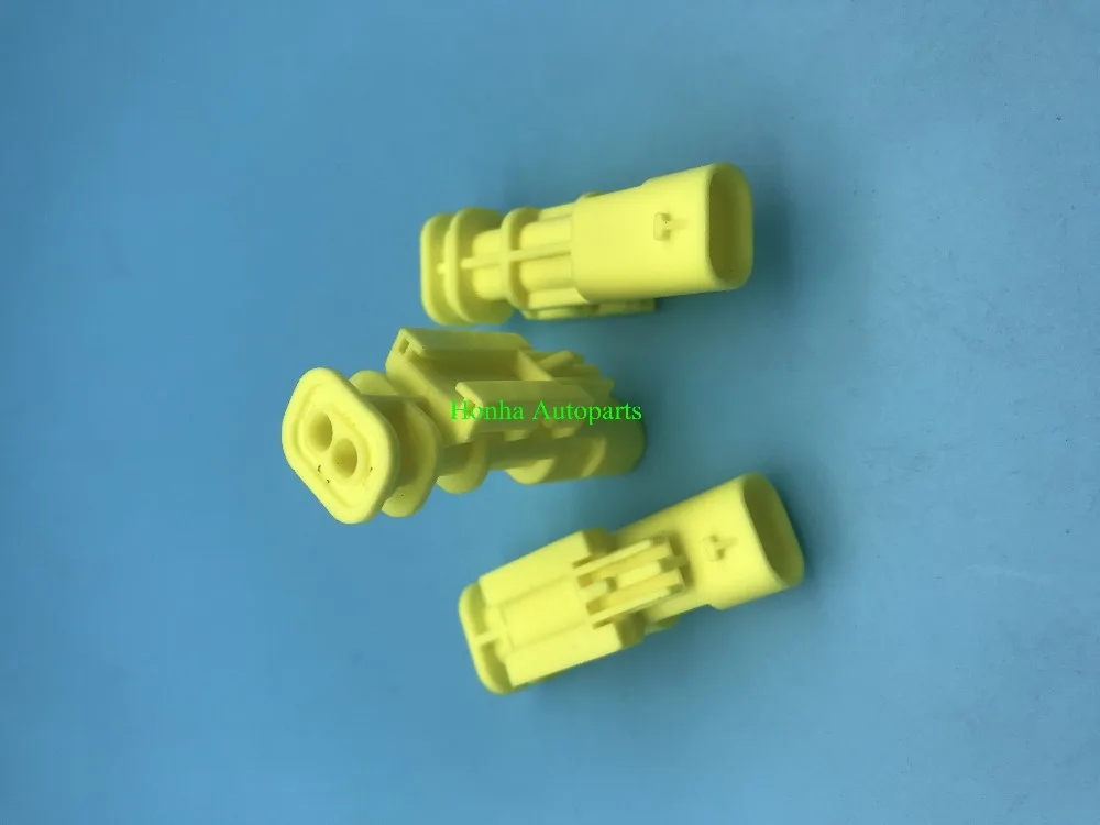 

Бесплатная доставка 2 Pin AMP TE Female 1-1703498-1 Автомобильный новый датчик удара штекер автомобильный жгут коннектора