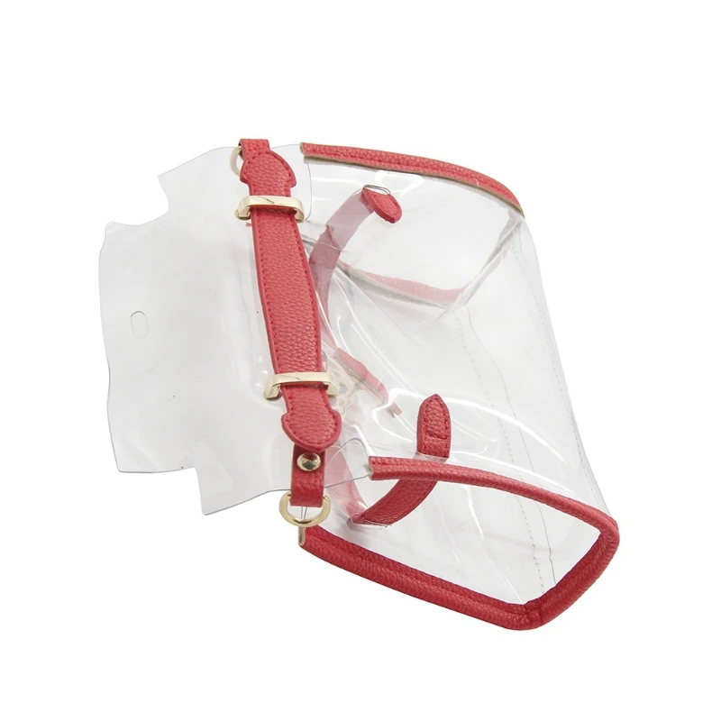 Стильная Прозрачная ПВХ сумка через плечо модная сумочка прозрачная сумка-тоут