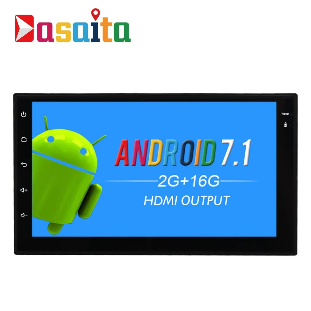 Dasaita 7 Android 7.1 Car GPS Player Navi for 2 Din Universal with 2G+16G Quad Core No DVD Auto Radio Bluetooth Multimedia HDMI Dasaita 7 Android 7.1 Car GPS Player Navi for 2 Din Universal with 2G+16G Quad Core No DVD Auto Radio Bluetooth Multimedia HDMI