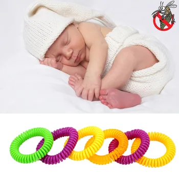 

NICEYARD 10Pcs/set Pest Control Bracelets Insect Protection Repellent Bracelets Anti Mosquito Multicolor