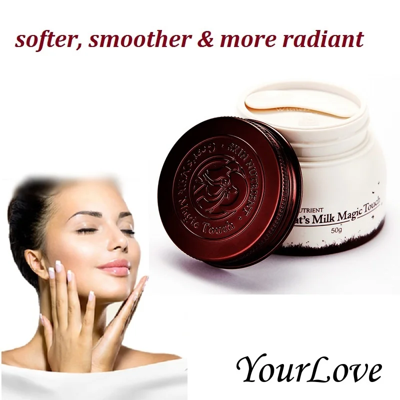 

Skin Nutrient Goat's Milk Magic Touch cream, makes your skin feeling softer, smoother and more radiant & enhance skin elasticity