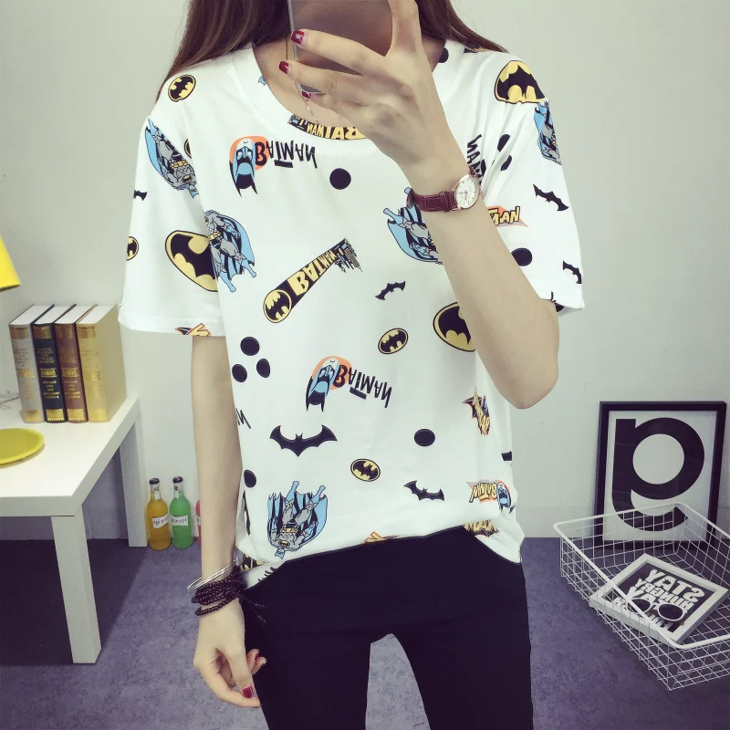 Женская свободная футболка Gkfnmt летний топ с рисунком модель 2020 года|fashion women t