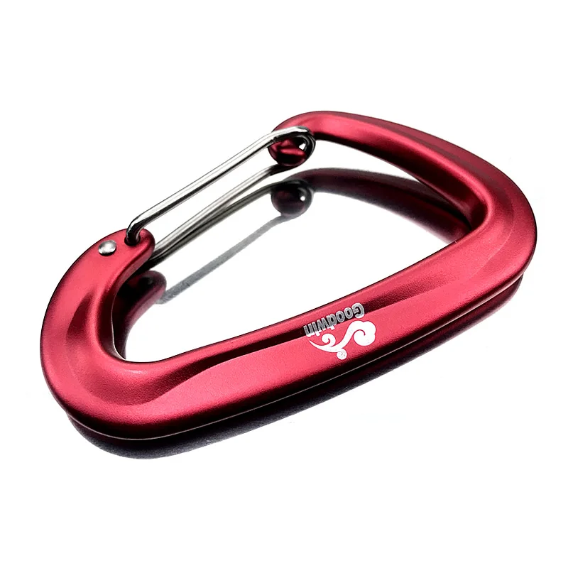 

Wiregate Carabiners Clips Aircraft Grade 7075 Aluminium 12KN Rated 2650 LBS Mini Lightweight Strong Biner for Hammock Camping