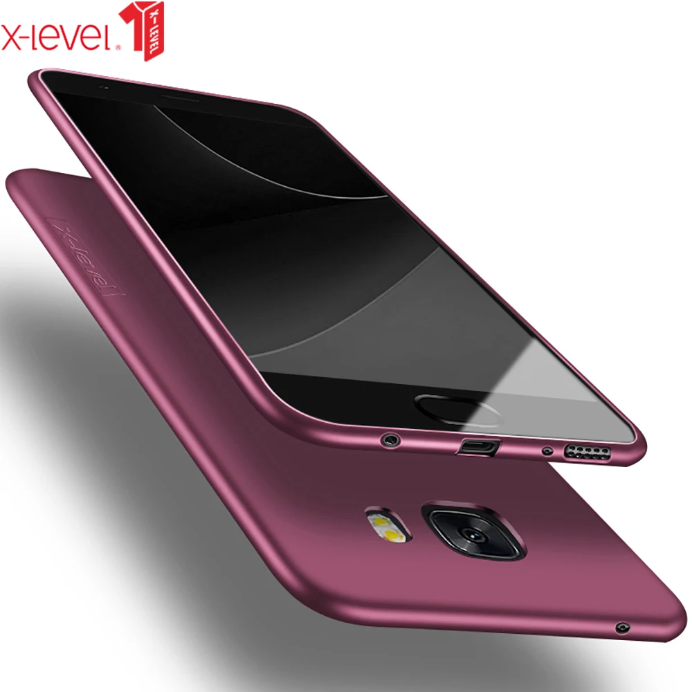 

X-Leve Silicone Case for Samsung C9 Pro Soft TPU Matte Touch Anti-fingerprint Back Cover Coque For Samsung Galaxy C9 Pro Case