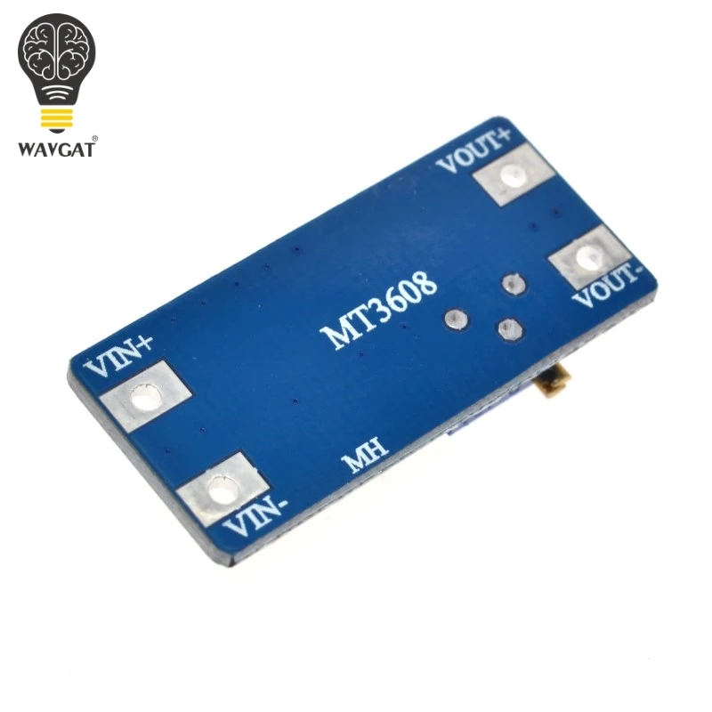 WAVGAT 5 шт. MT3608 DC Step Up усилитель конвертера Питание модуль Boost повышающий доска Макс