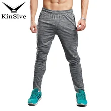 Тренажерные залы Для мужчин пот Штаны сжатия Gymming Для мужчин Фитнес джоггеры тренировки повседневные штаны летние спортивные Для мужчин дышащая длинный трек Штаны