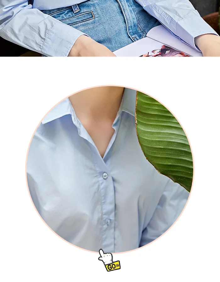 SEMIR, осенняя Новинка, блузка с длинным рукавом для женщин, хлопок, большие размеры, женская рубашка, шикарный дизайн, чувство, рубашка для девочек, модная одежда