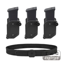 IPSC кобура IDPA USPSA 3GUN 9 мм. 45 подсумок под магазин 3 шт.+ скорость съемки соревнования ремень комбо черный