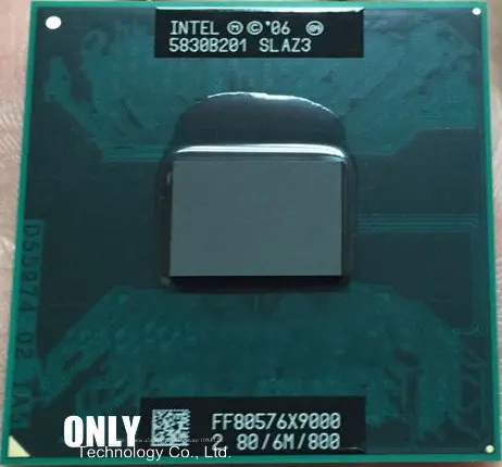 

Original Intel Top Core 2 Extreme X9000 cpu processor 2.8GHz 6MB 800MHz socket P scrattered pieces For GM965 PM965 T9300 t9500