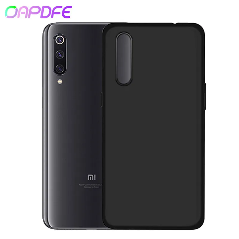 

Black Silicone Case For Xiaomi Mi 9 SE Mi 8 Lite Pocophone F1 Soft Matte Shell For Redmi 6 Pro 6A Note 7 S2 Protective Coque