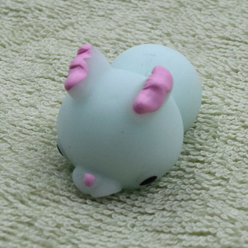 Kawaii Squishies антистрессовые забавные мини-игрушки, мягкие силиконовые игрушки для рук, мягкие животные, Kawaii куклы, резиновые игрушки для детей, подарки - Цвет: NNL027