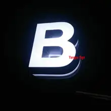 Индивидуальный акриловый логотип мини светодиодный знак рекламные буквы знак