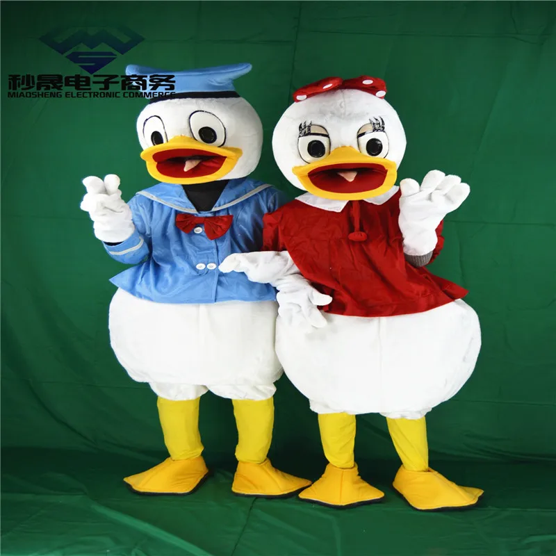 

High Quality Donald Duck Adult plush mascot costume for festive & party supplies disfraces fancy dress anime cosplay