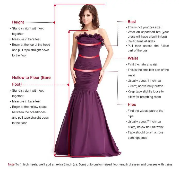 Até O Chão Vestidos de Noite Tamanho Personalizado