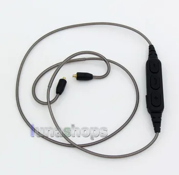

LN005879 Aluminum Foil Mic Remote Wireless Bluetooth Earphone Cable For MMCX Shure se535 se846 se315 se215