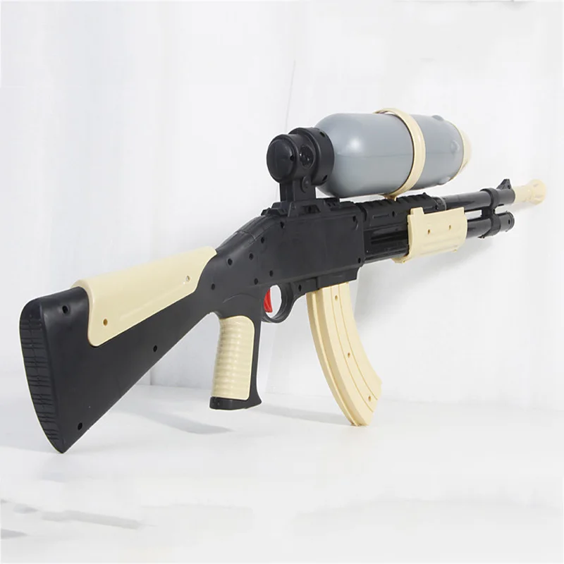 Пластиковый игрушечный водяной пистолет негабаритный Pull-type Воздушный пистолет игрушка детский открытый водяной стрелковый пистолет