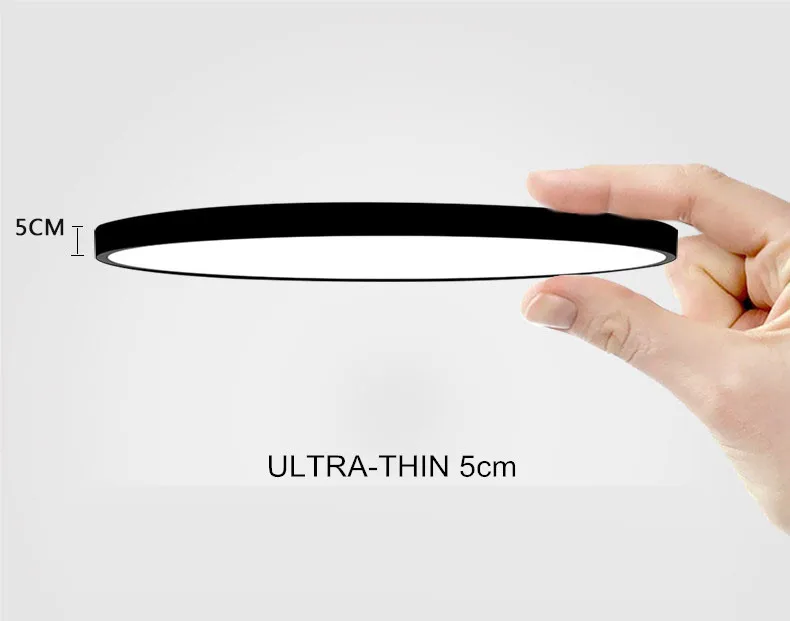 Luzes de Teto Lâmpada do Teto Ultra-fino para Cozinha Sala de Jantar Sala de Estar Luminária de Iluminação para Casa Modernas Redondas Led 2 ceiling lamp