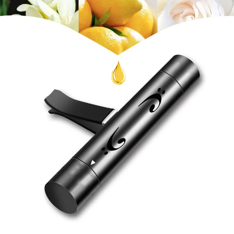 

Lovely Mini Air Freshner Supplement Lemon Perfume Scent Mounted On Car Air Condition Outlet Clip Diffuser Adjusting Fresh Air