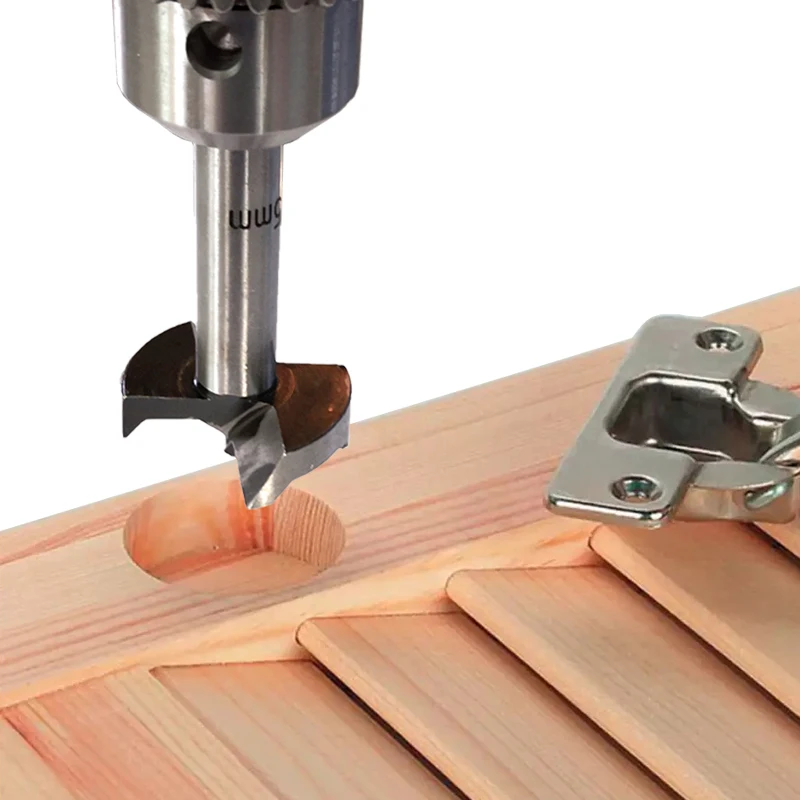 TASP 5pcs Wood Forstner Drill Bit Set Woodworking Self Centering Hole Saw Cutter Power Tools Access
