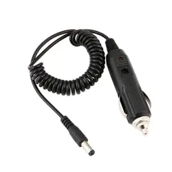 Портативный Размеры автомобиля Зарядное устройство кабель для зарядки шнур подходит для BAOFENG UV-5R, UV-5RA, UV-5RB, UV-5RE радио черный