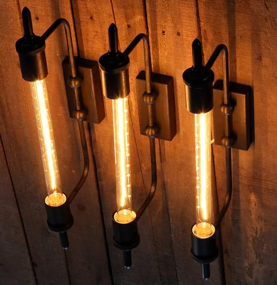 Светодиодный настенный светильник Эдисона в стиле лофт, промышленный винтажный настенный светильник, зеркальный светильник для ванной комнаты, светильник для домашнего декора, Lampara Pared