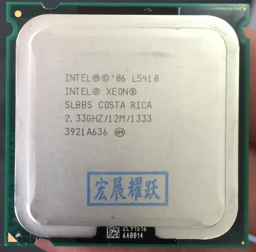 

Intel Xeon Processor L5410 SLBBS EO processor CPU/ EO core works on LGA775 mainboard no need adapter Desktop CPU