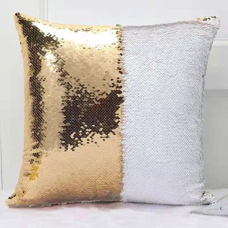 white glitter cushions