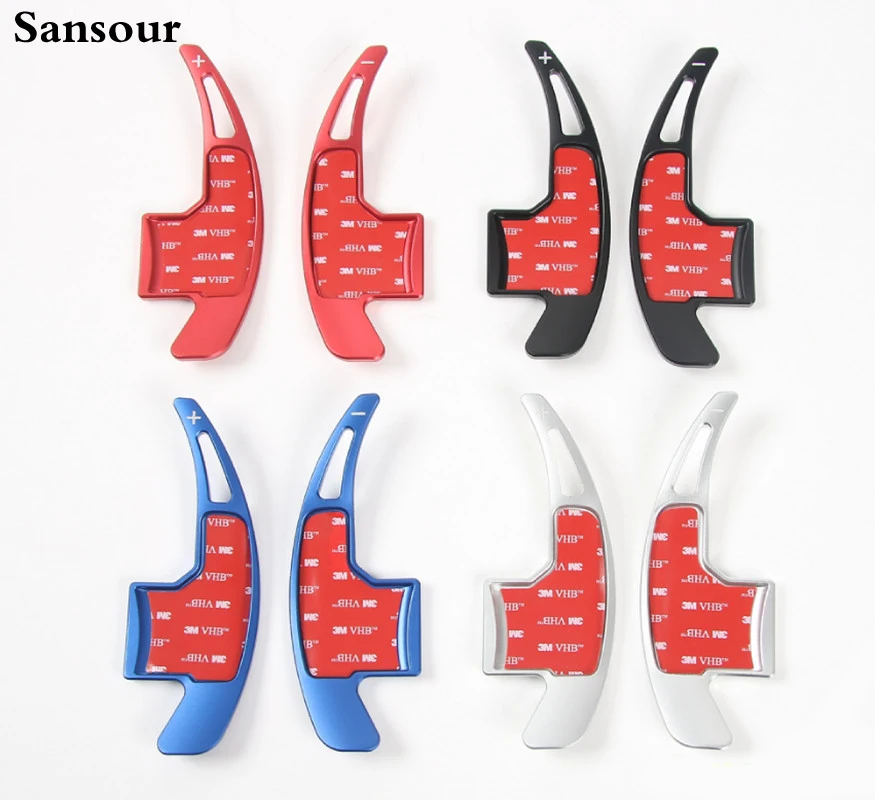 Sansour Steering Wheel Shift Paddle Shifter Extension Kit Aluminum