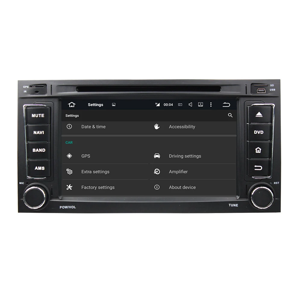 Cheap KLYDE 2 Din 7" Android 8.1 Car Radio For Volkswagen TOUAREG 2002-2010 MULTIVAN 2008-2012 Multimedia Player Car Audio Stereo DVD 4