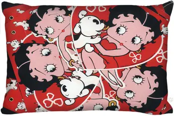 

Personalized Custom Zippered Rectangle Betty Boop Pillow Case (Two sides) High Quality Home Textile Pillow Case