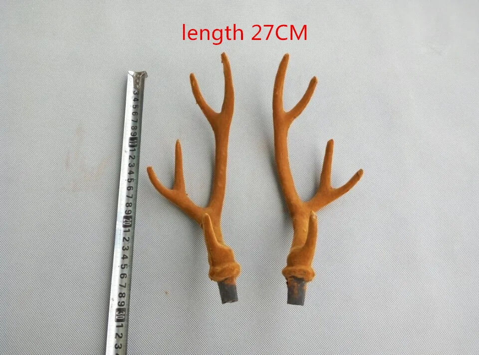 

Simulation deer antler headdress wedding photography props, Christmas decoration accessories headband length 27cm