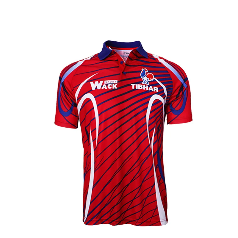 

Original TIBHAR France Netherlands national Table Tennis Jerseys for Men Women Ping Pong clothing Sportswear T-Shirts