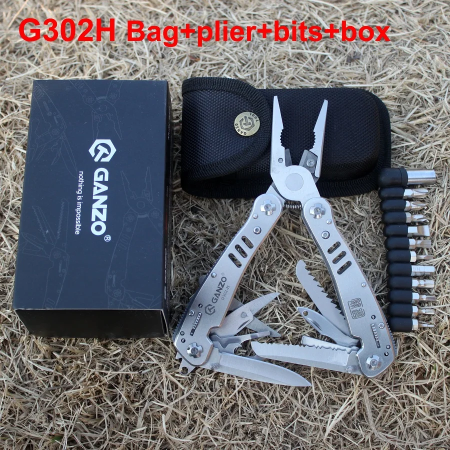 Ganzo G302B G302H мульти инструмент нож плоскогубцы EDC инструменты складной