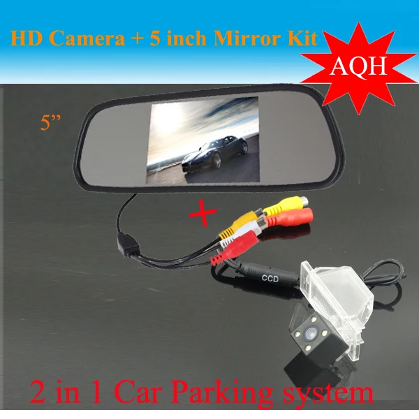 

CCD HD car rear view parking camera for NISSAN QASHQAI X-TRAIL Geniss Sunny Pathfinder Dualis Navara Juke 5" Car Mirror Monitor