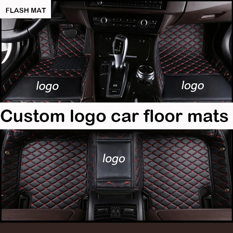 Custom LOGO car floor mats for Jaguar All Models Jaguar XF 2008 2017 XE