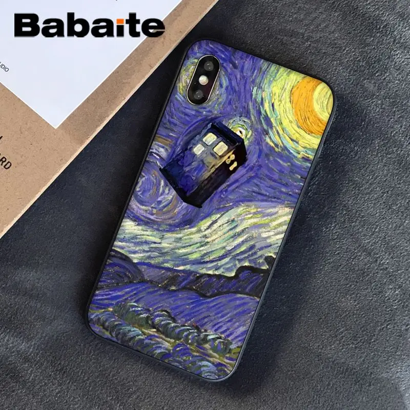 Babaite Tardis Doctor Dr Who Police Box Новинка чехол для телефона Fundas чехол для Apple iPhone 8 7 6 6S Plus X XS MAX 5 5S SE XR чехол s - Цвет: A6