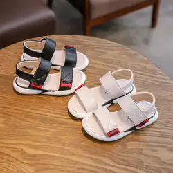 2019 бренд Новые Летние босоножки детские пляжные сандалии для мальчиков обувь для детей спортивные сандалии для мальчиков Размеры 26-36