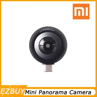 

Xiaomi MADV Mini 13MP CMOS Sensor 360 Degree Panorama Camera VR for Huawei Android Smart Mobile Poco Phone Pocophone F1 Type C