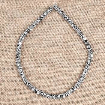 

Pick size 8x5mm Semiprecious Synthesis Zebra stone beads making design simple style Necklace