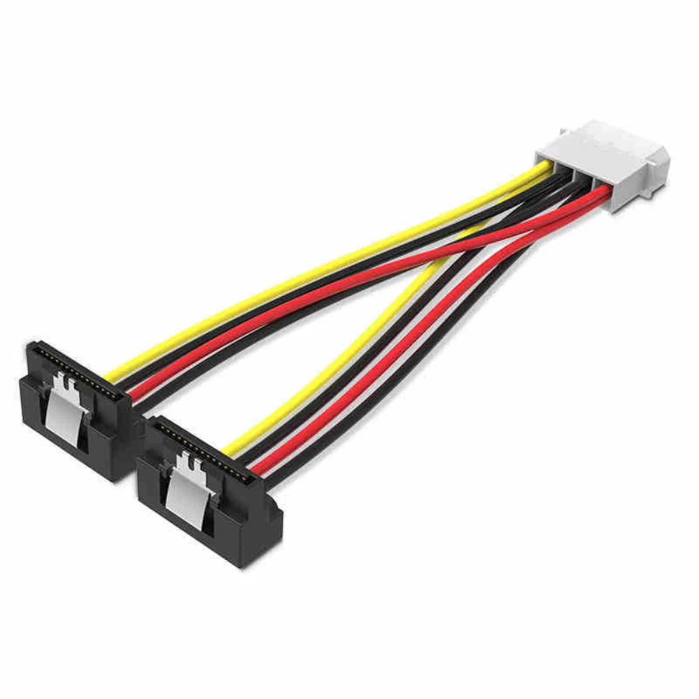 Горячий SATA 4 контактный штыревой к 15 Женский адаптер кабель жесткого диска шнур