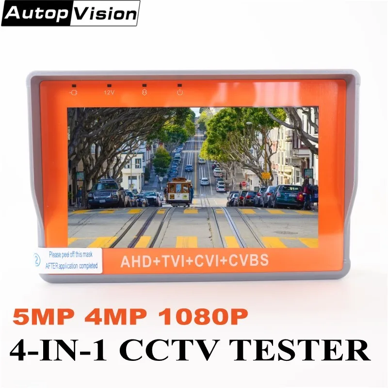 Портативный наручные 4," ЖК-видео дисплей CCTV Тест er монитор IV7W AHD+ TVI+ CVBS+ CVI Тест камеры er 1080 P/5MP тест безопасности