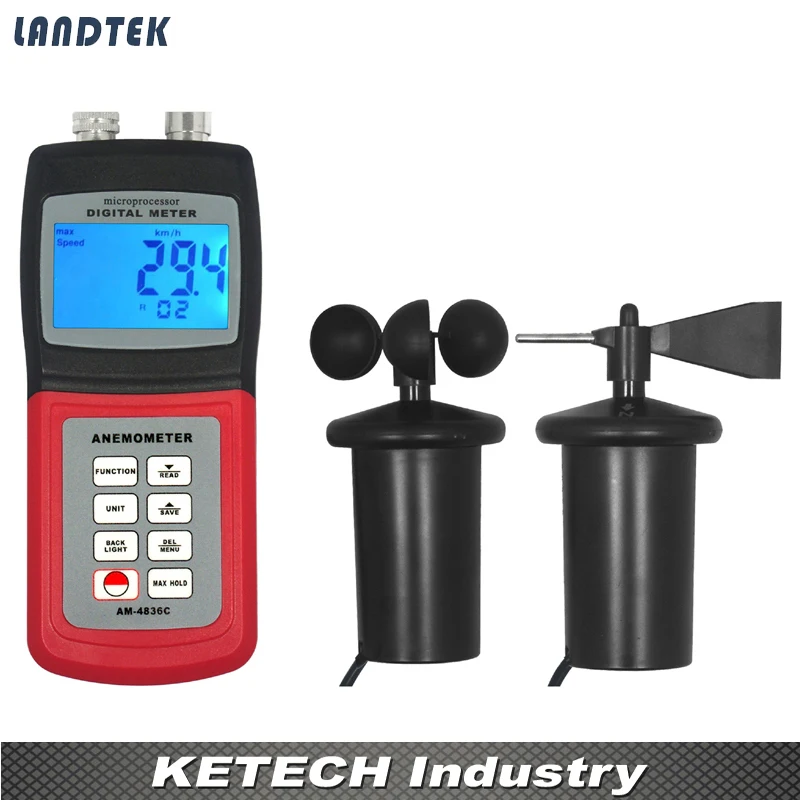 

AM-4836C Multifunctional Digital Anemometer