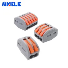 Wire Connectors 212 213 215 20pcs 2P + 20pcs 3P + 20pcs 5P Universal Compact Connector Conductor Terminal Block