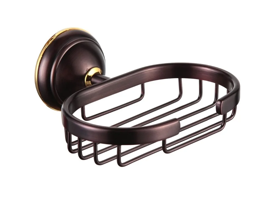Oil Rubbed Bronze Solid Brass Soap Dish/Basket Wall Mount for Bathroom