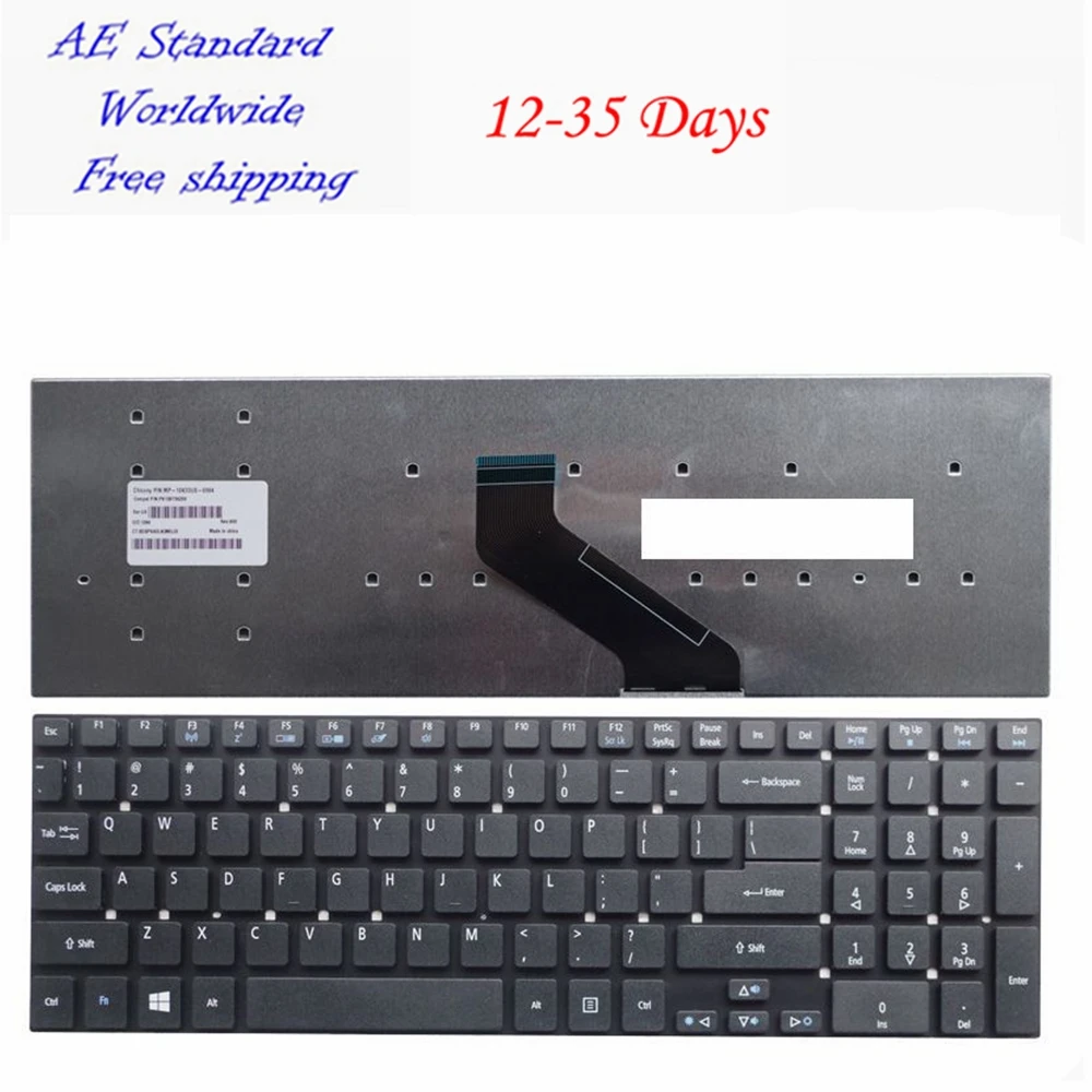 

US Black 100% New English laptop keyboard For Acer 5830 5830T 5830TG 5755G V3-571G 771G 551G